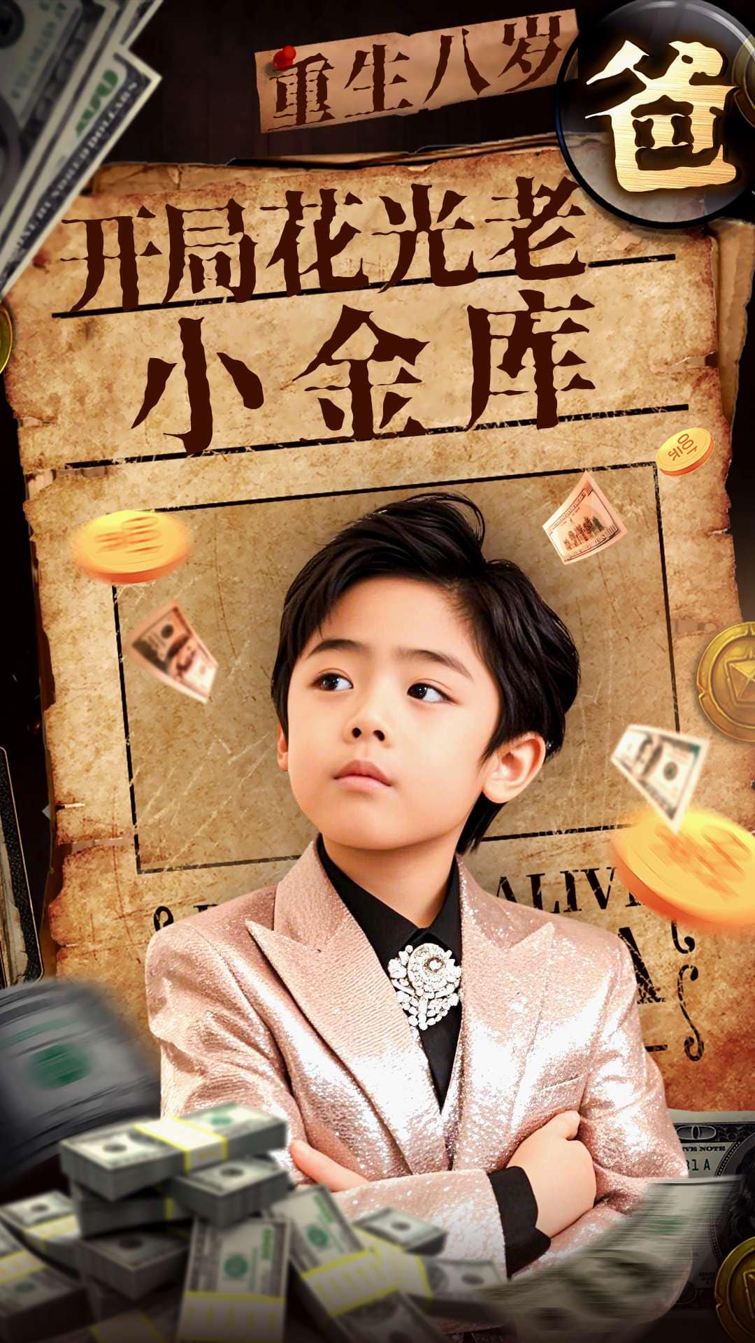 重生八歲，開局花光老爸小金庫(全集)